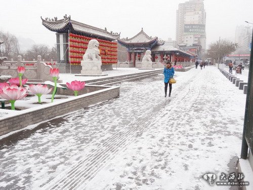 兰州马年的第一场雪