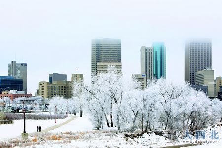 冷空气笼罩着整个城市,阳光却依然在当地人心中