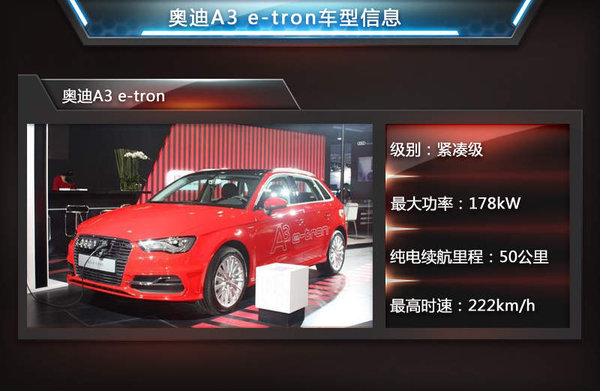 奥迪A3 e-tron车型信息