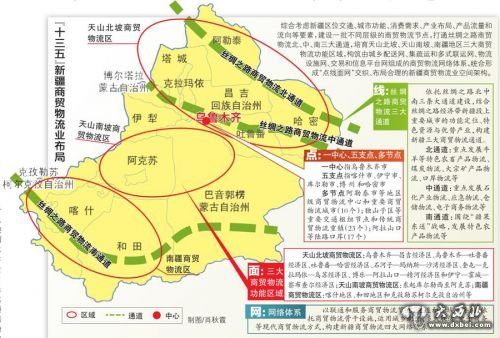 乌鲁木齐打造辐射全疆与亚欧国际商贸物流中心