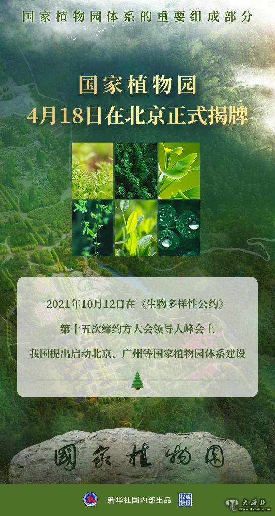 国家植物园正式揭牌