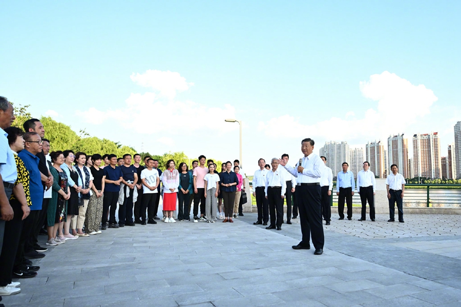 习近平在辽宁锦州市考